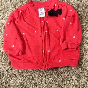 Carter's Red Heart Pattern Sweater